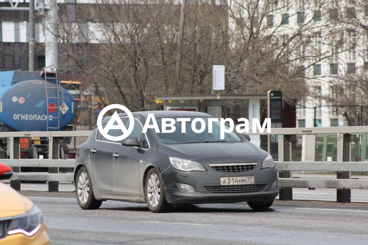 Информация об авто Opel Astra с гос. номеру А314ММ77