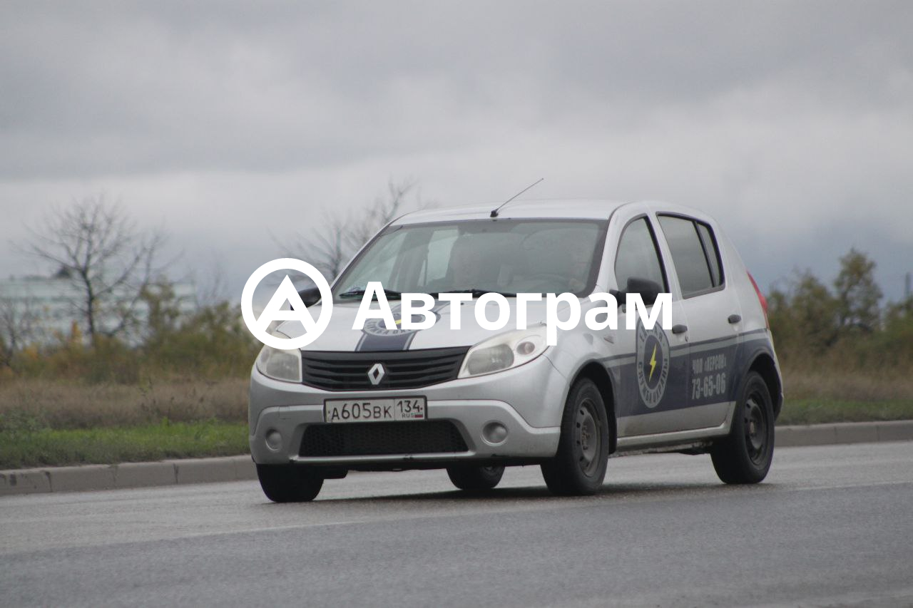 Информация об авто Renault Sandero с гос. номеру А605ВК134