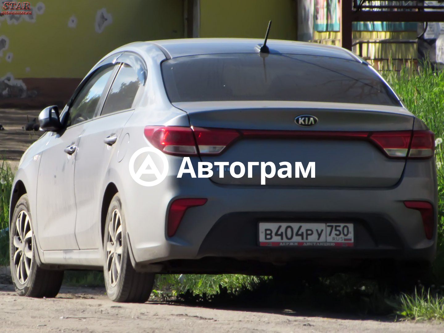 Информация об авто KIA Rio с гос. номеру В404РУ750