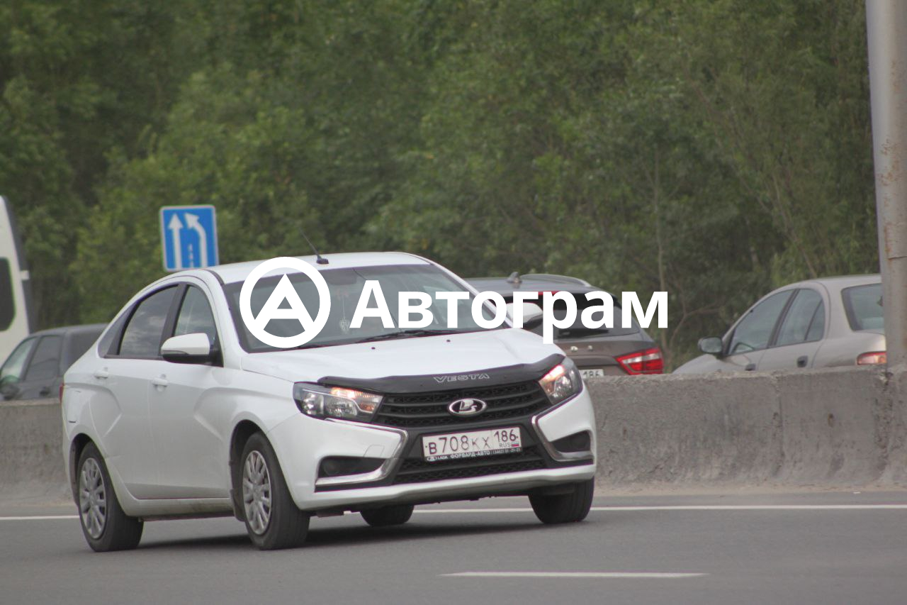 Информация об авто Lada Vesta с гос. номеру В708КХ186