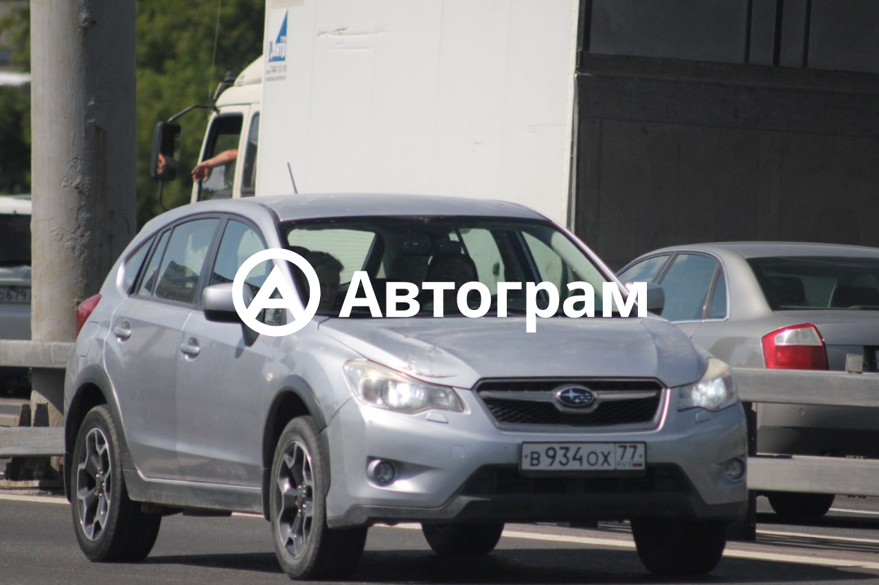 Информация об авто Subaru XV с гос. номеру В934ОХ77