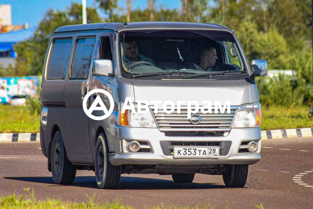 Информация об авто Nissan Caravan с гос. номеру К353ТА28