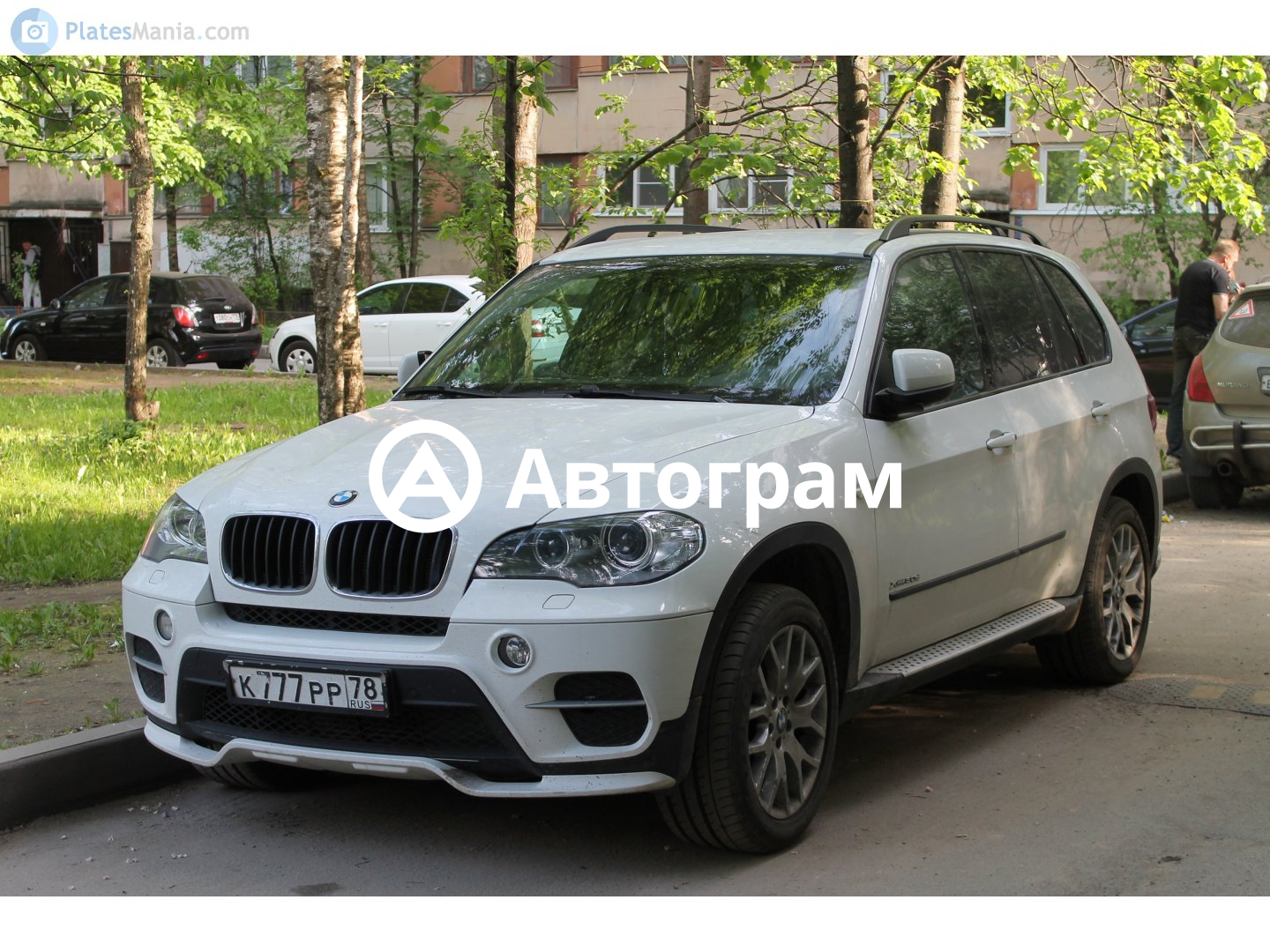 Информация об авто BMW X5 с гос. номеру К777РР78