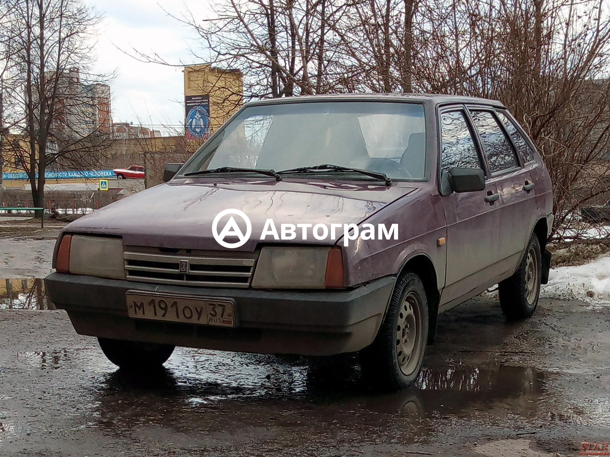 Информация об авто Lada (VAZ) 2109 с гос. номеру М191ОУ37