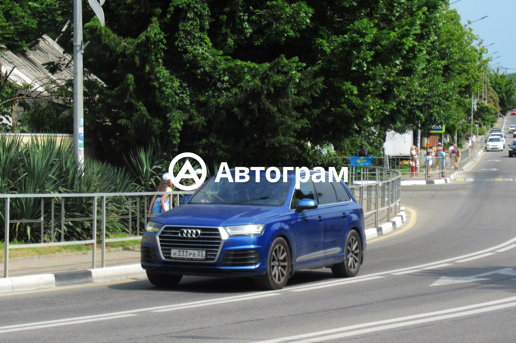 Информация об авто Audi Q7 с гос. номеру Н333РВ23