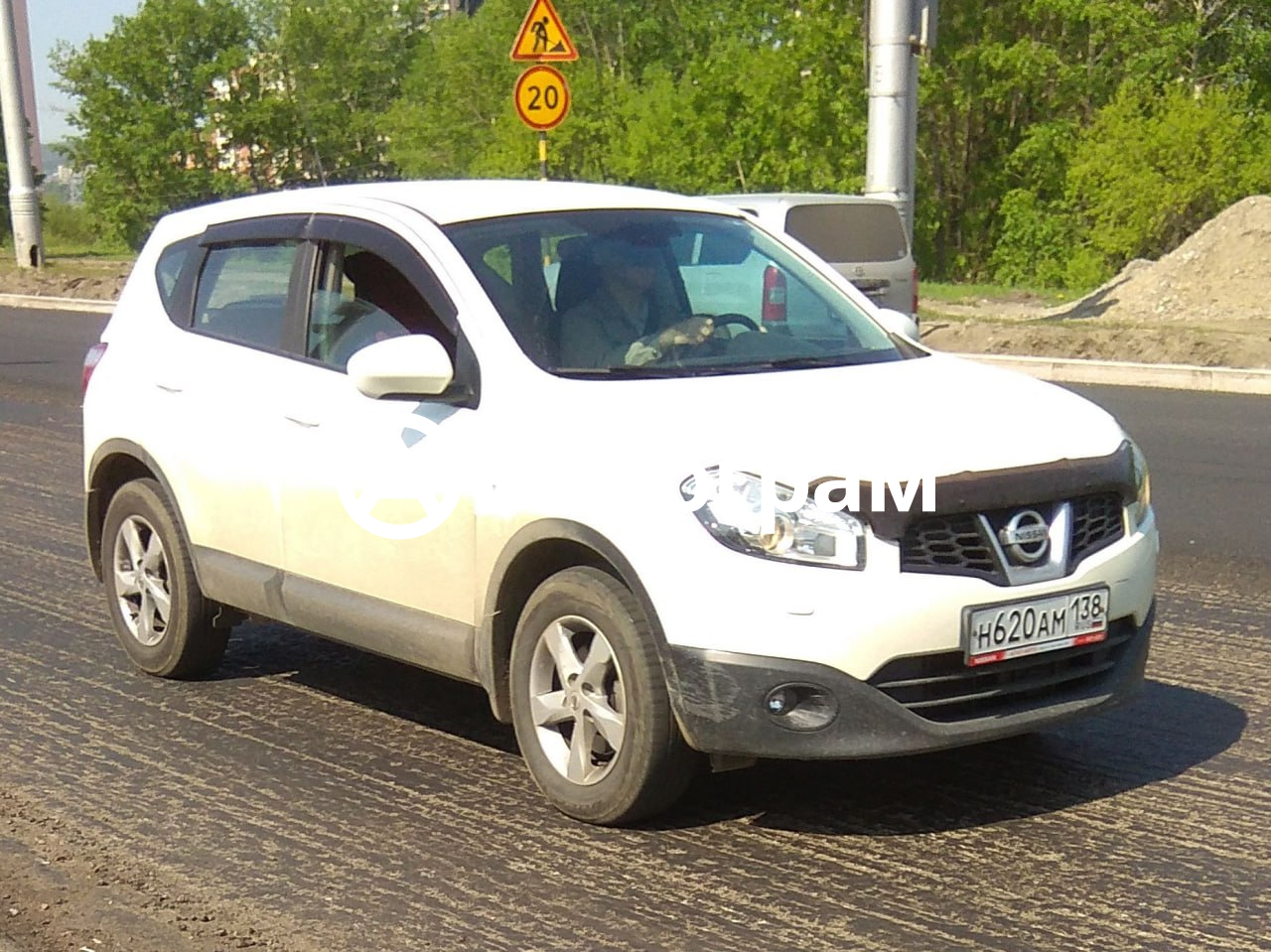 Информация об авто Nissan Qashqai с гос. номеру Н620АМ138