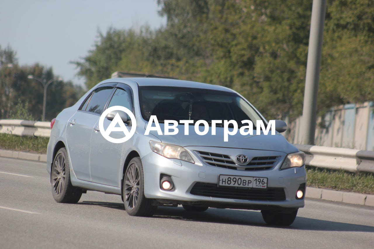 Информация об авто Toyota Corolla с гос. номеру Н890ВР196