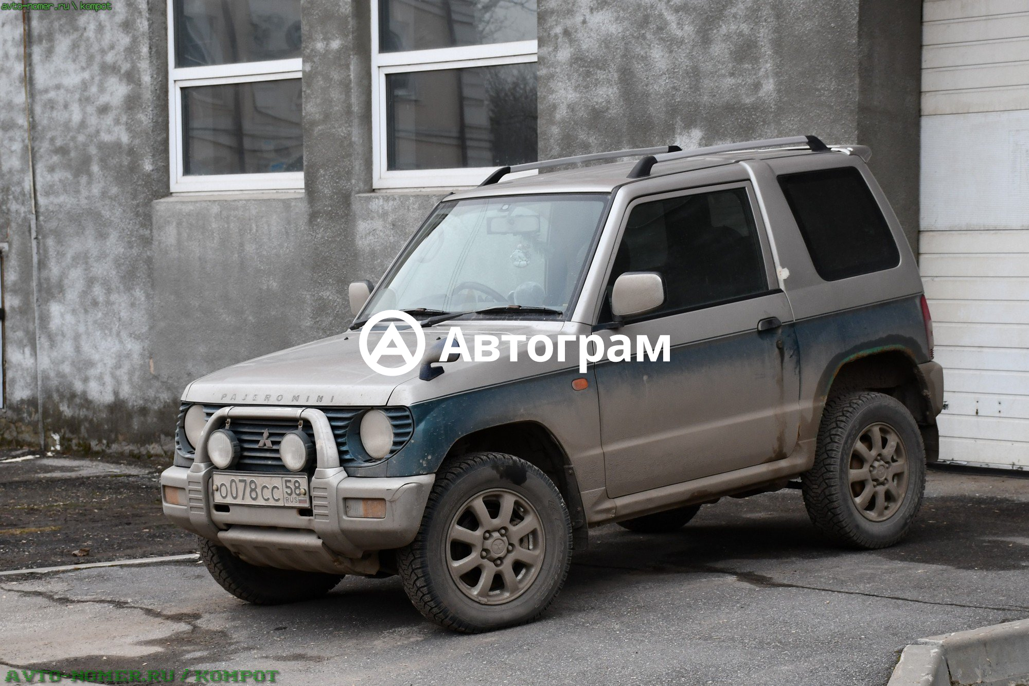 Информация об авто Mitsubishi Pajero Mini с гос. номеру О078СС58