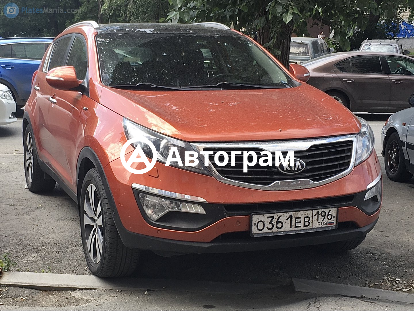 Информация об авто KIA Sportage с гос. номеру О361ЕВ196