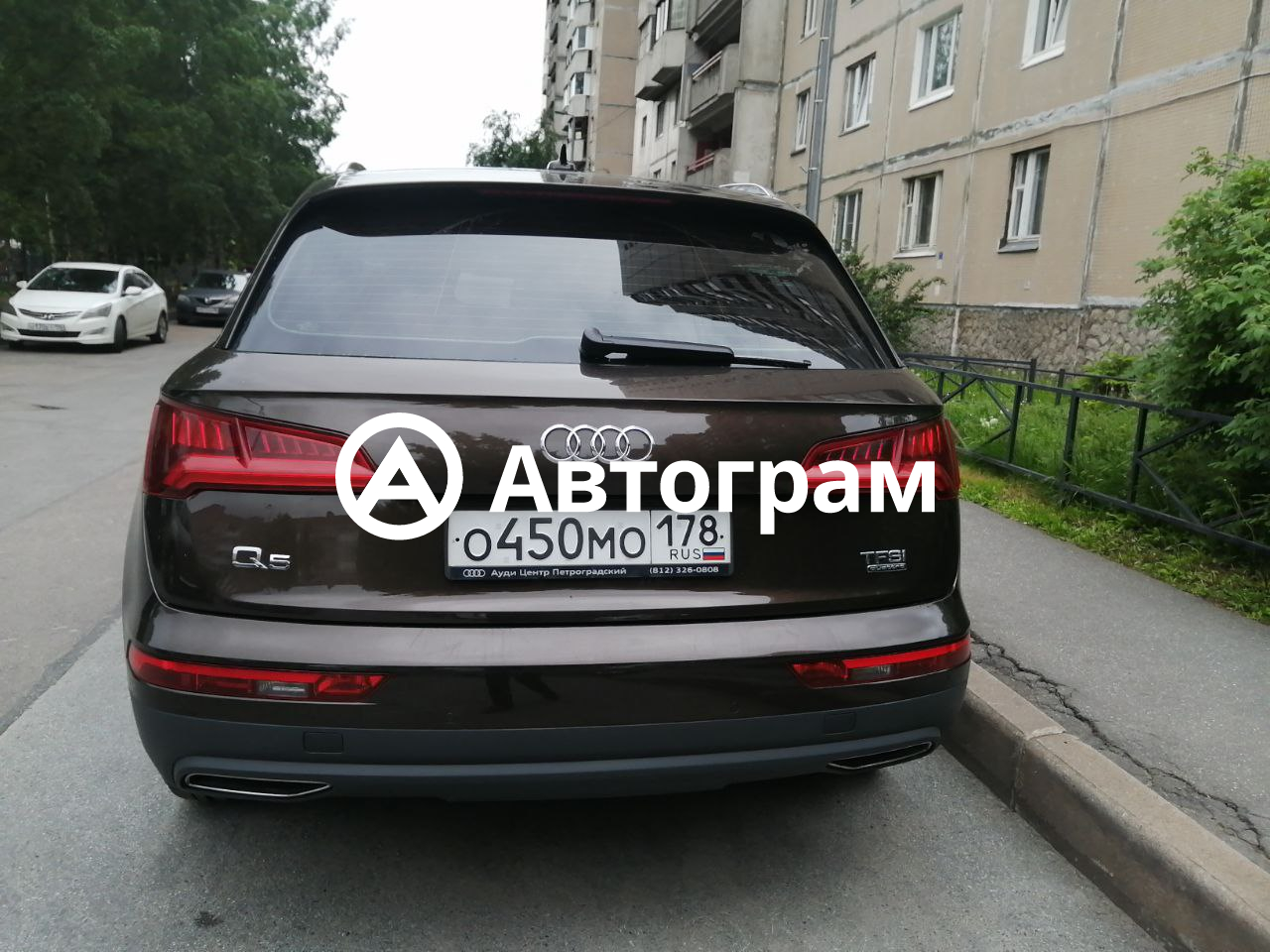 Информация об авто Audi Q5 с гос. номеру О450МО178