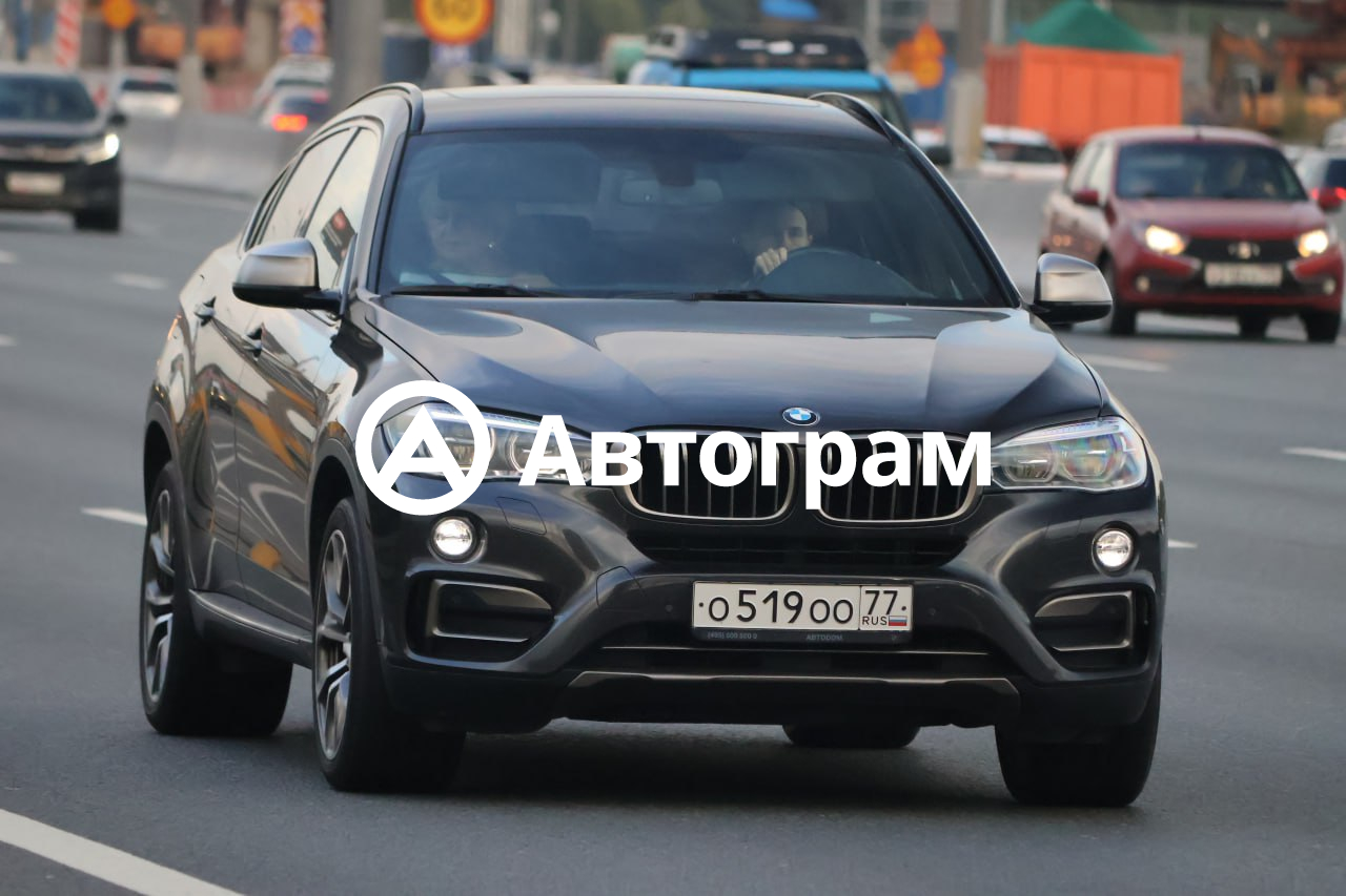 Информация об авто BMW X6 с гос. номеру О519ОО77