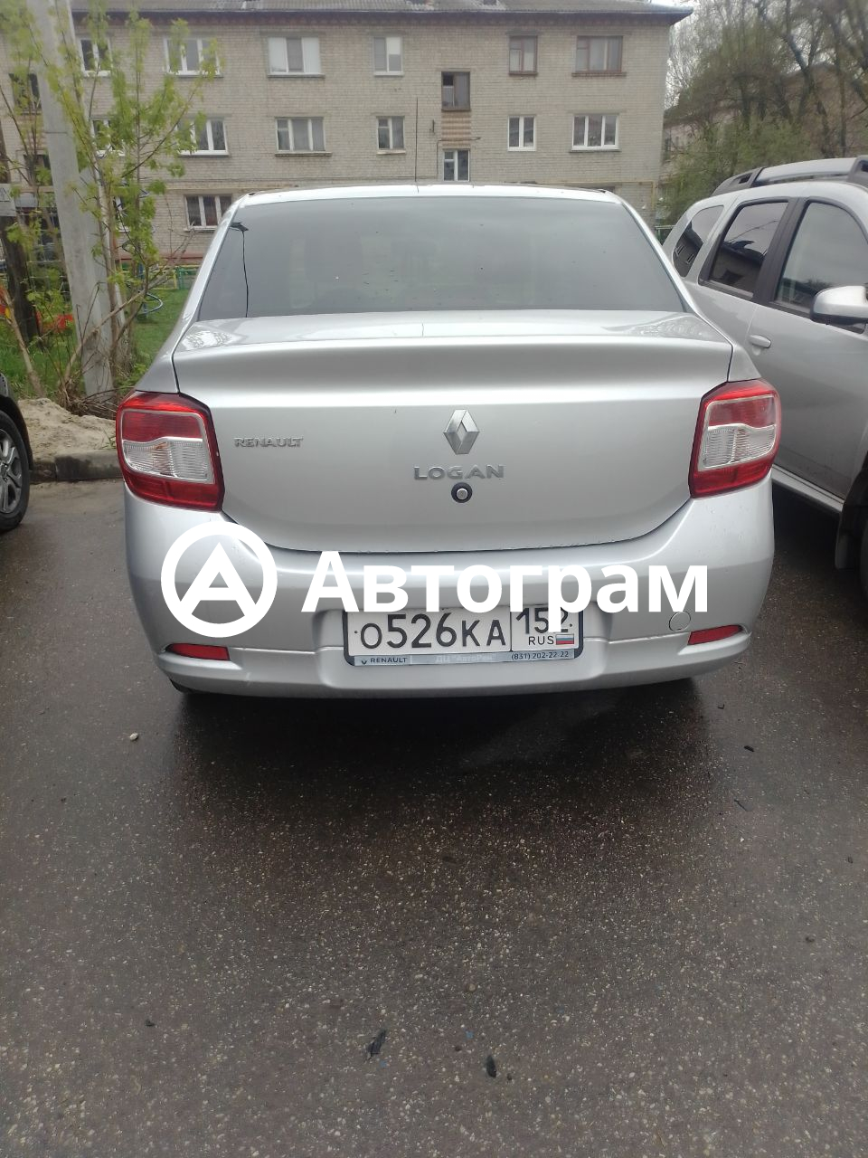 Информация об авто Renault Logan с гос. номеру О526КА152