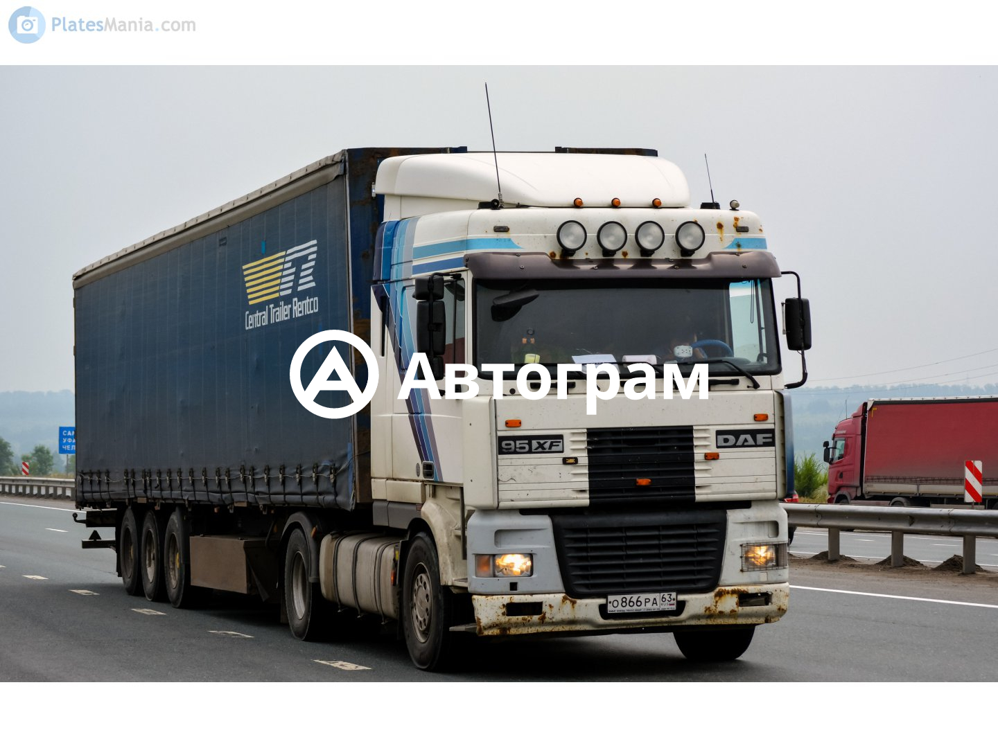 Информация об авто DAF XF с гос. номеру О866РА63