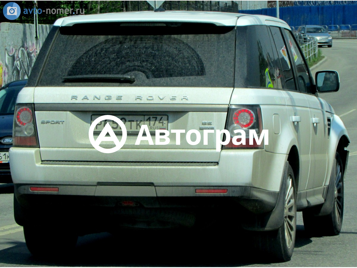 Информация об авто Land Rover Range Rover Sport с гос. номеру Р652ТК174