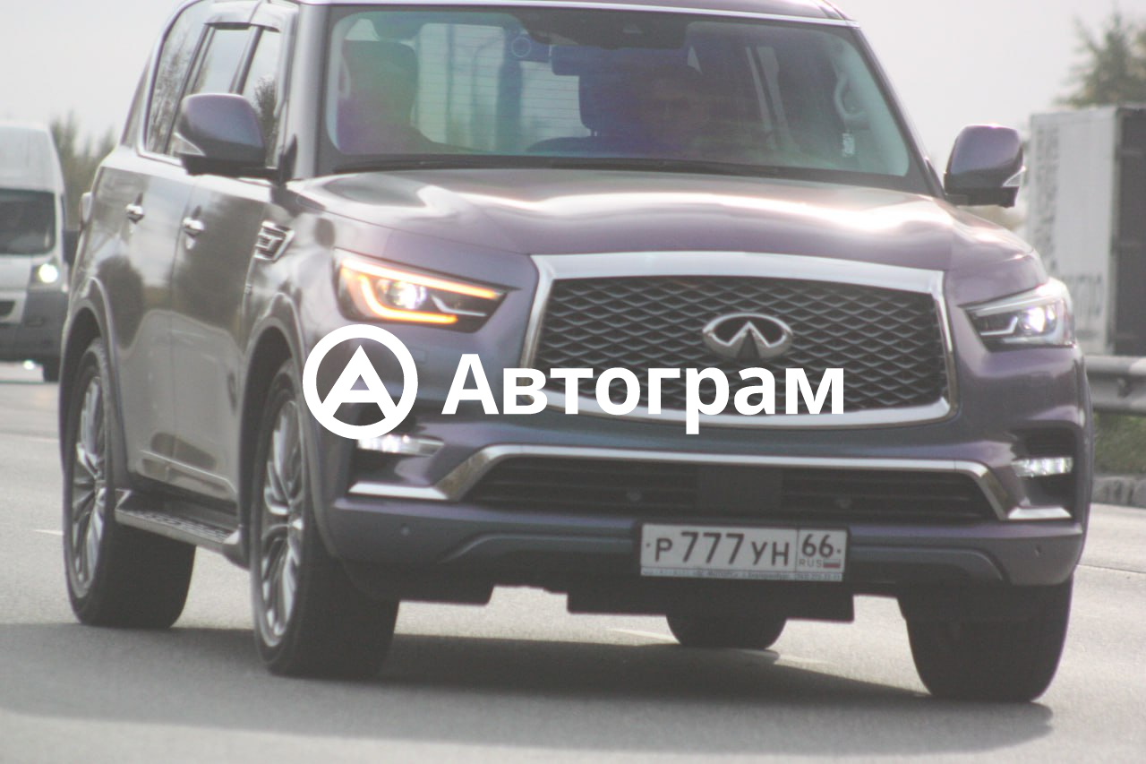 Информация об авто Infiniti QX80 с гос. номеру Р777УН66