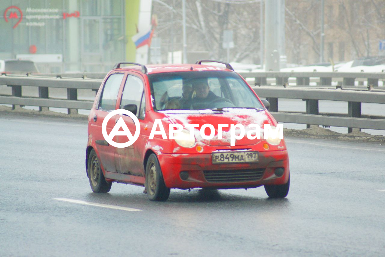 Информация об авто Daewoo Matiz с гос. номеру Р849МА197